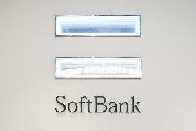 Softbank signage and logo